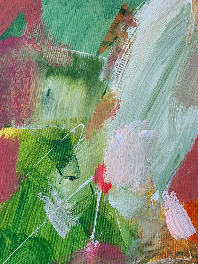 Original Abstract Expressionism Abstract Painting by Petro Hrytsiuk