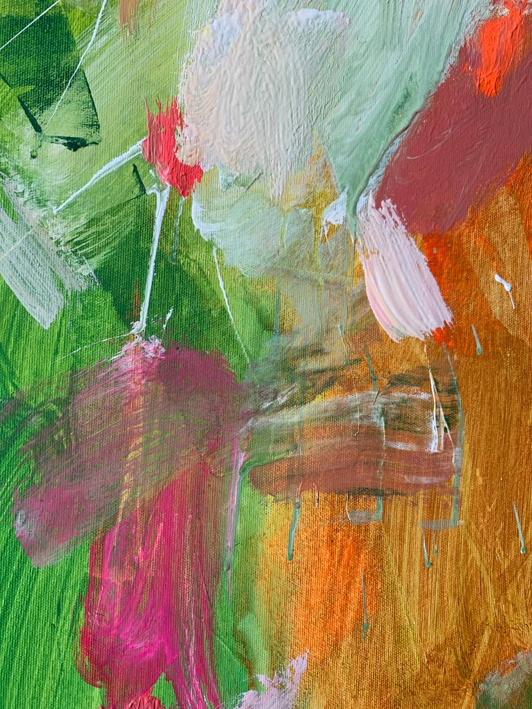 Original Abstract Expressionism Abstract Painting by Petro Hrytsiuk