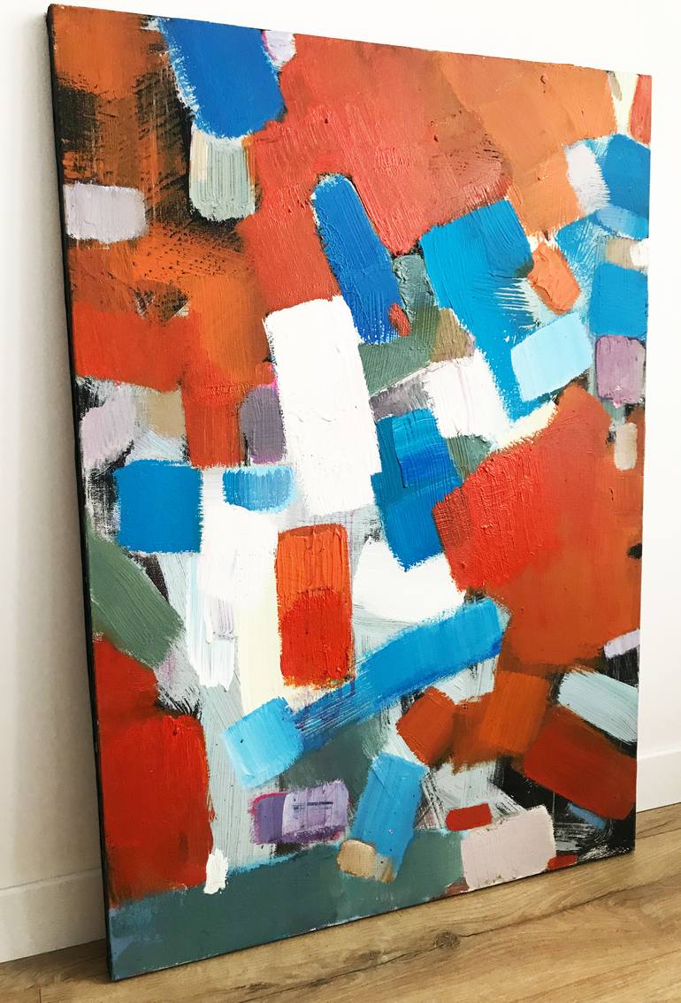 Original Abstract Painting by Petro Hrytsiuk
