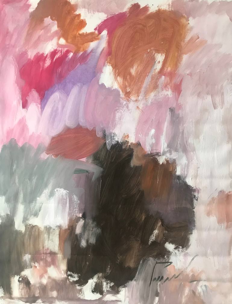 Original Expressionism Abstract Painting by Petro Hrytsiuk