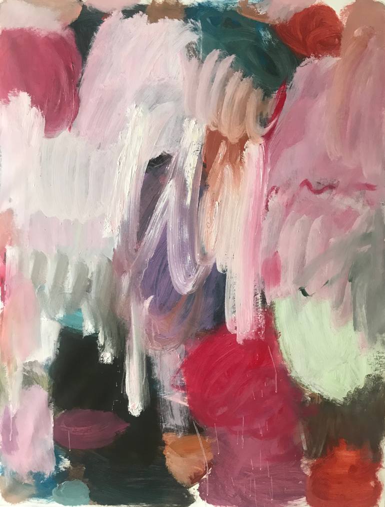 Original Expressionism Abstract Painting by Petro Hrytsiuk