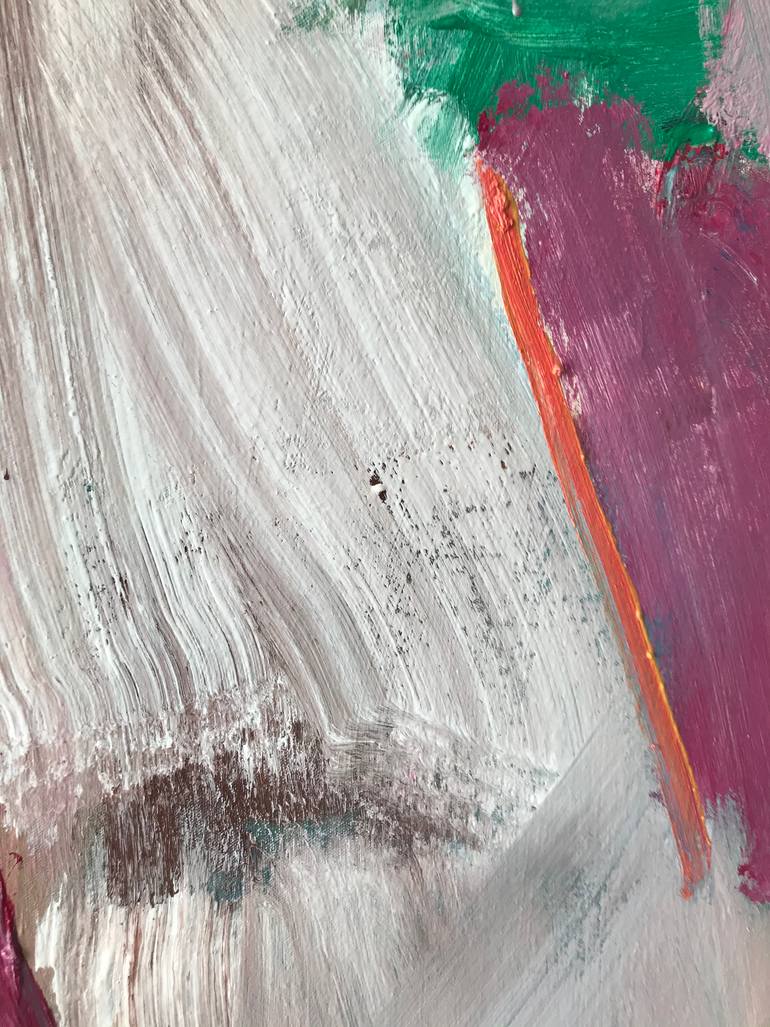 Original Abstract Expressionism Abstract Painting by Petro Hrytsiuk