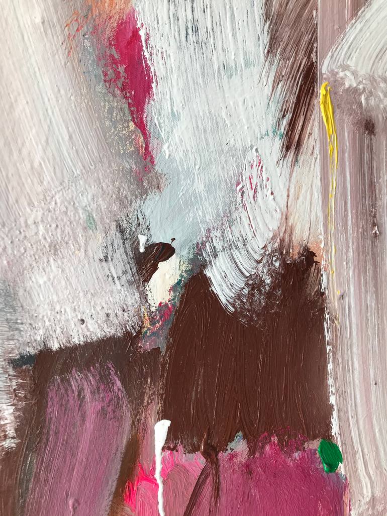 Original Abstract Expressionism Abstract Painting by Petro Hrytsiuk