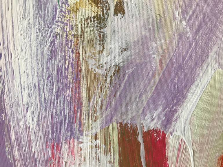 Original Abstract Expressionism Abstract Painting by Petro Hrytsiuk