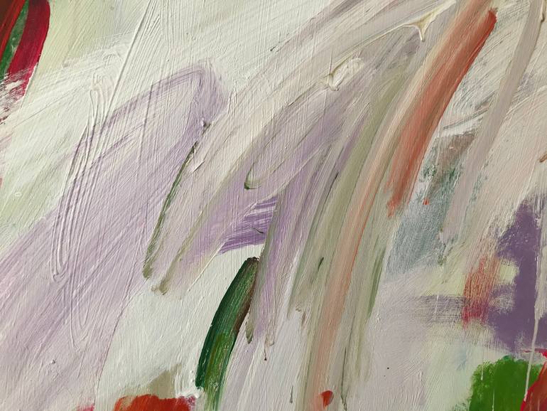 Original Abstract Expressionism Abstract Painting by Petro Hrytsiuk