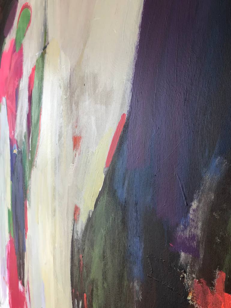 Original Art Deco Abstract Painting by Petro Hrytsiuk