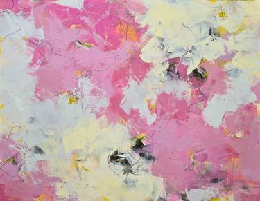 Original Abstract Expressionism Abstract Mixed Media by Susan Knaap