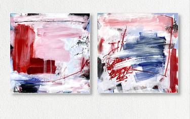 Original Expressionism Abstract Paintings by Jutta Rika Bressem