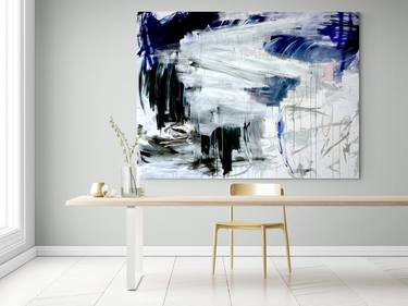 Original Abstract Expressionism Abstract Paintings by Jutta Rika Bressem