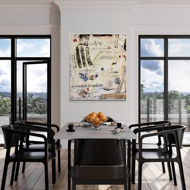 Original Abstract Expressionism Abstract Paintings by Jutta Rika Bressem