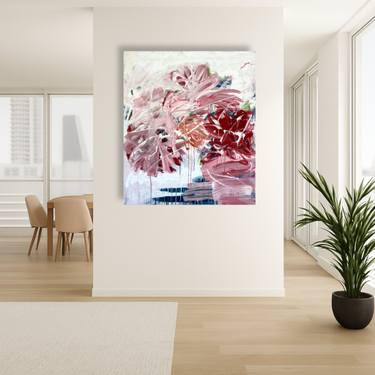 Original Abstract Expressionism Abstract Painting by Jutta Rika Bressem