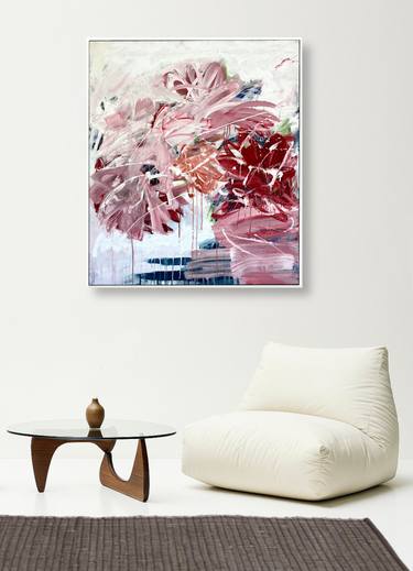 Original Abstract Expressionism Abstract Painting by Jutta Rika Bressem