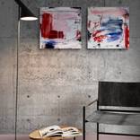 Urban Echos I Diptych by Jutta Rika Bressem