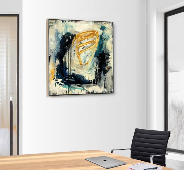 Original Abstract Painting by Jutta Rika Bressem