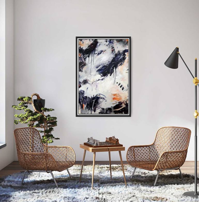 Original Abstract Painting by Jutta Rika Bressem