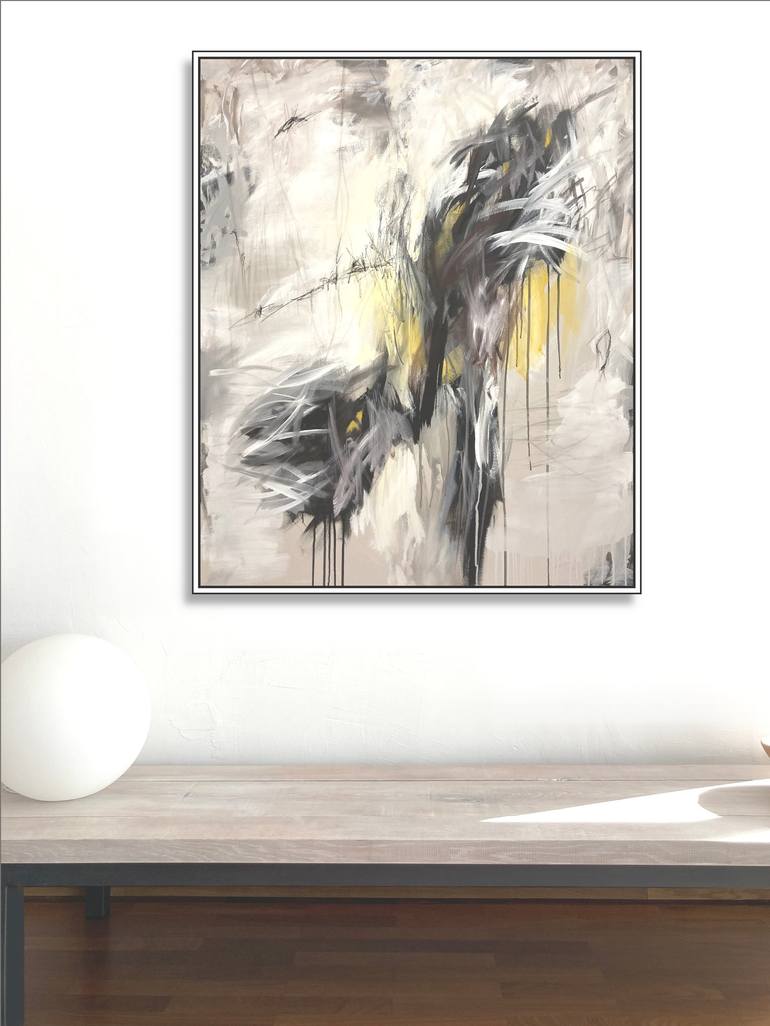 Original Abstract Painting by Jutta Rika Bressem