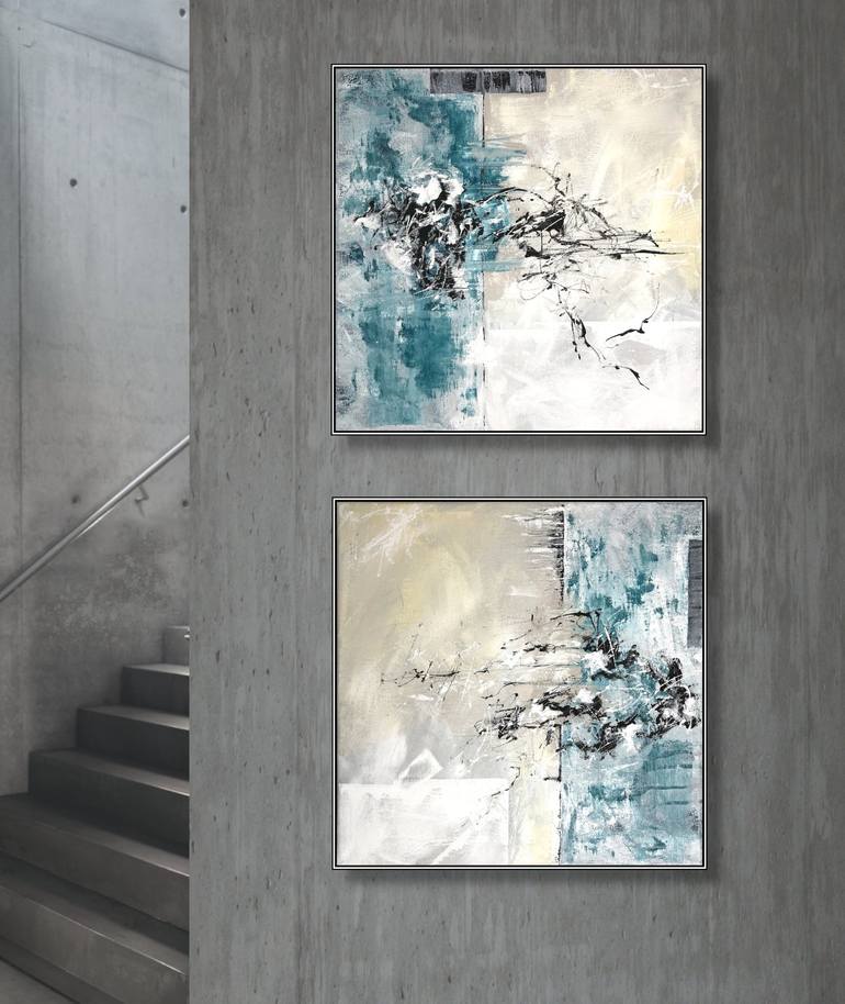 Original Abstract Painting by Jutta Rika Bressem