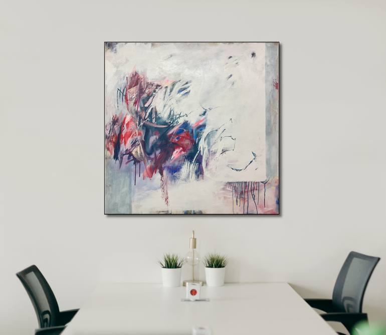 Original Abstract Expressionism Abstract Painting by Jutta Rika Bressem