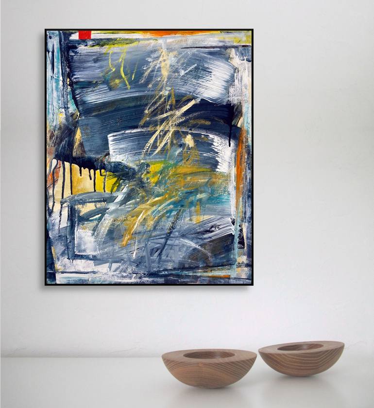 Original Abstract Painting by Jutta Rika Bressem