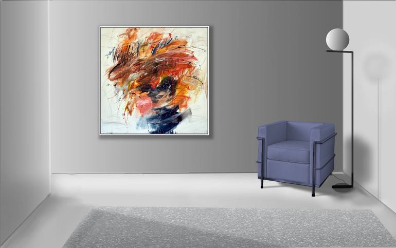 Original Abstract Painting by Jutta Rika Bressem