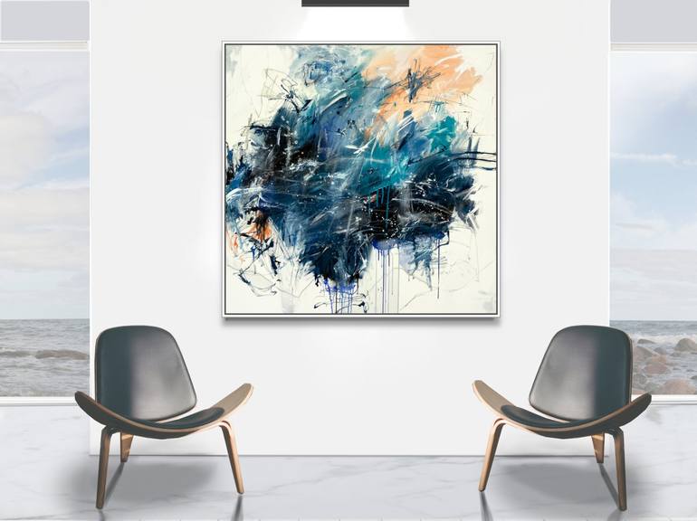 Original Abstract Painting by Jutta Rika Bressem