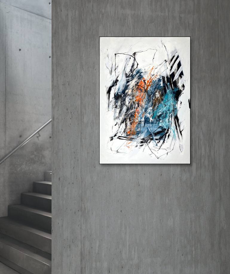 Original Abstract Painting by Jutta Rika Bressem