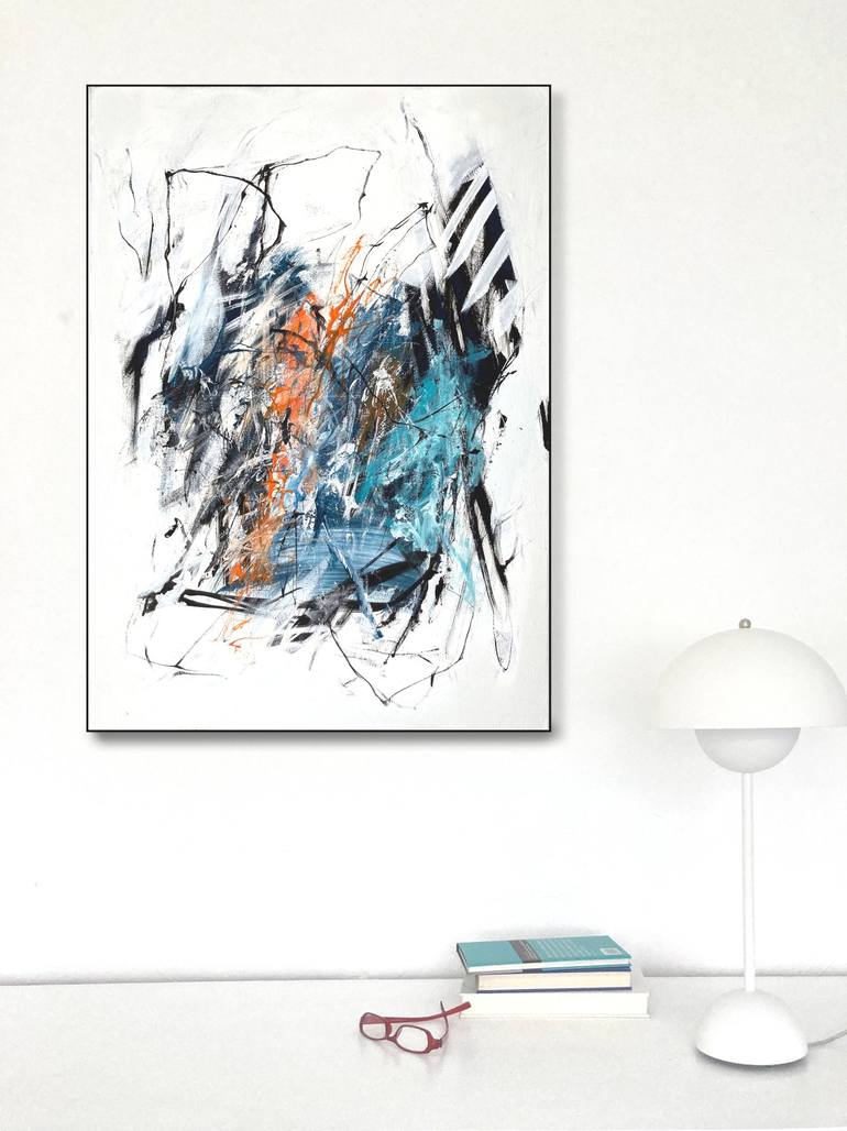 Original Abstract Painting by Jutta Rika Bressem