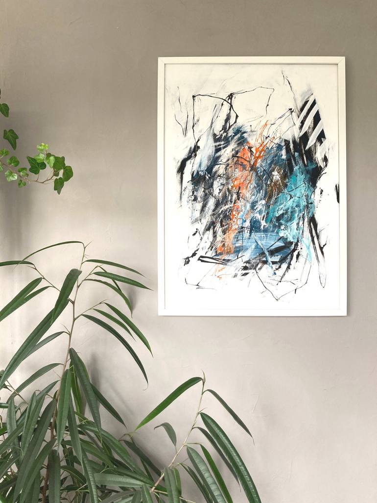 Original Abstract Painting by Jutta Rika Bressem