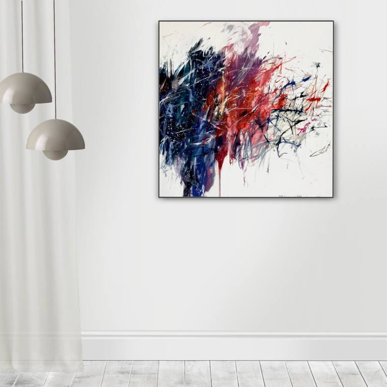 Original Abstract Painting by Jutta Rika Bressem