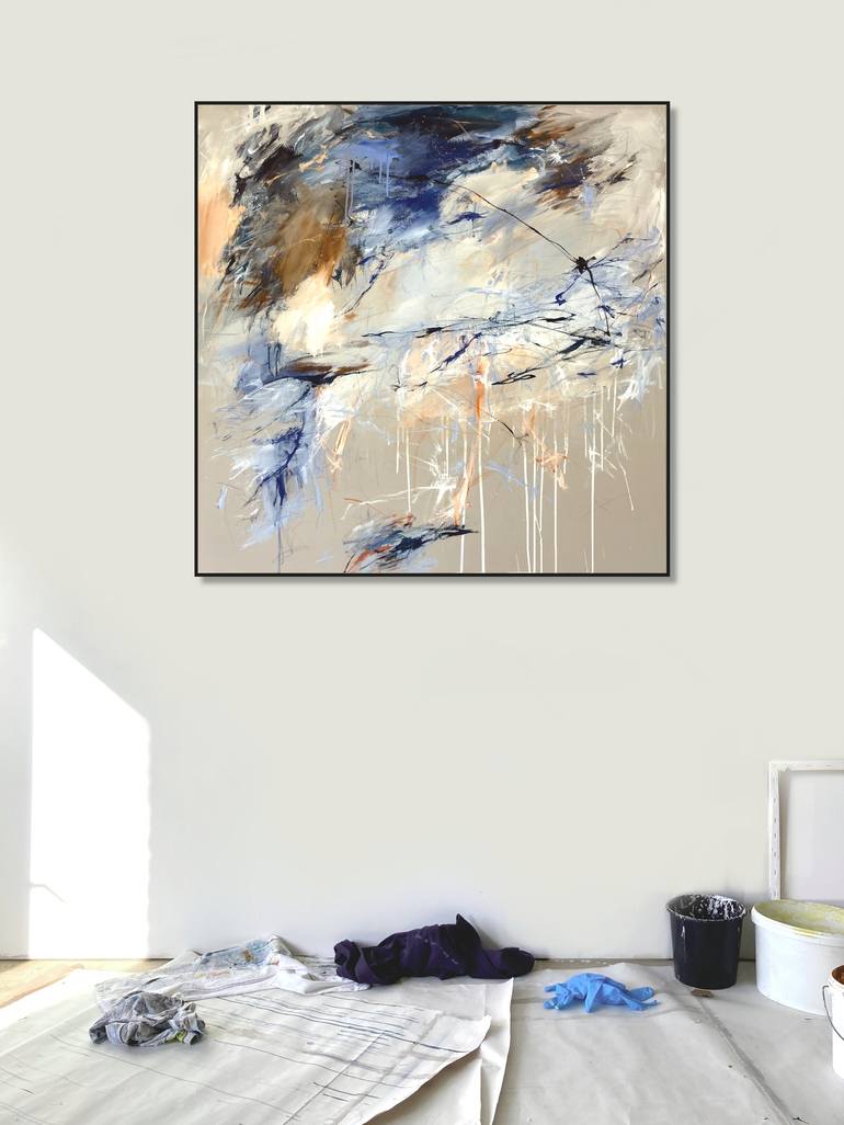 Original Abstract Painting by Jutta Rika Bressem