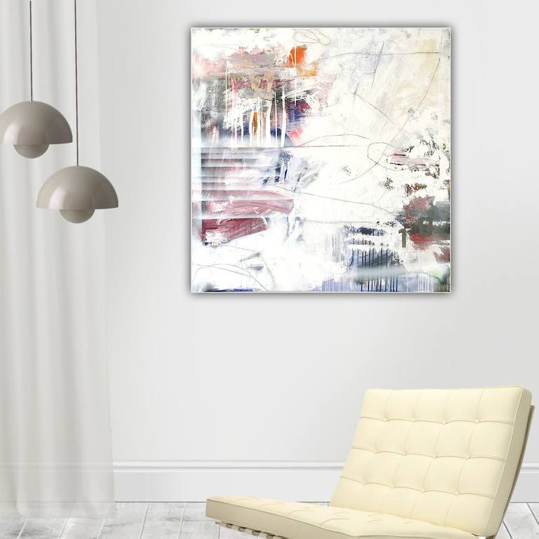 Original Abstract Expressionism Abstract Painting by Jutta Rika Bressem