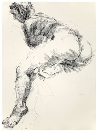 Original Figurative Nude Drawings by Katrin Schöß