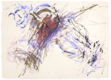 Original Abstract Expressionism Performing Arts Drawings by Katrin Schöß