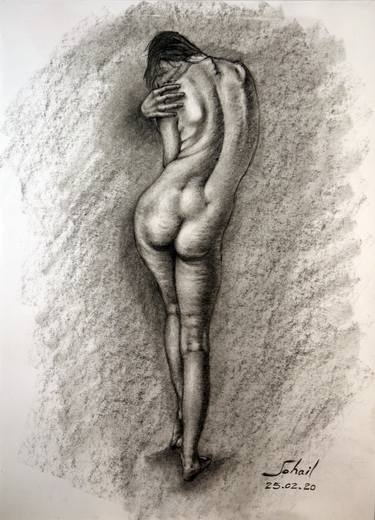 Original Figurative Body Drawings by Sohail Gramy