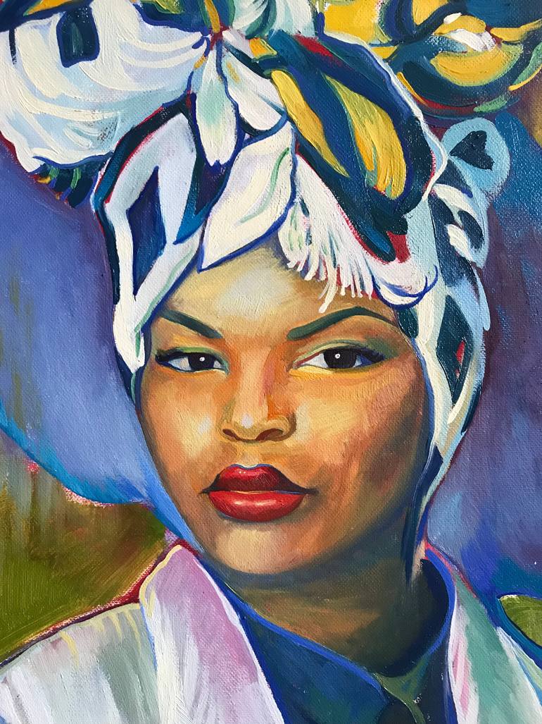 Original Conceptual People Painting by Elena Podmarkova