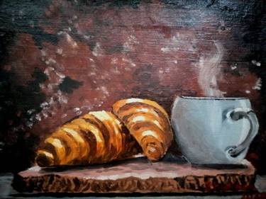 Original Classicism Still Life Painting by Olha Zhukova