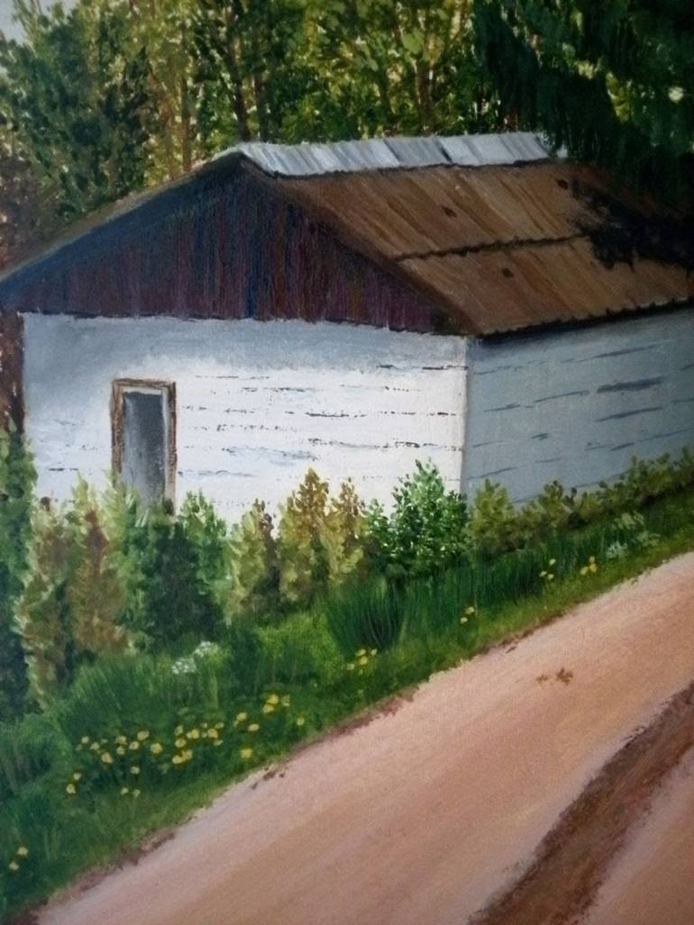 Original Classicism Landscape Painting by Olha Zhukova