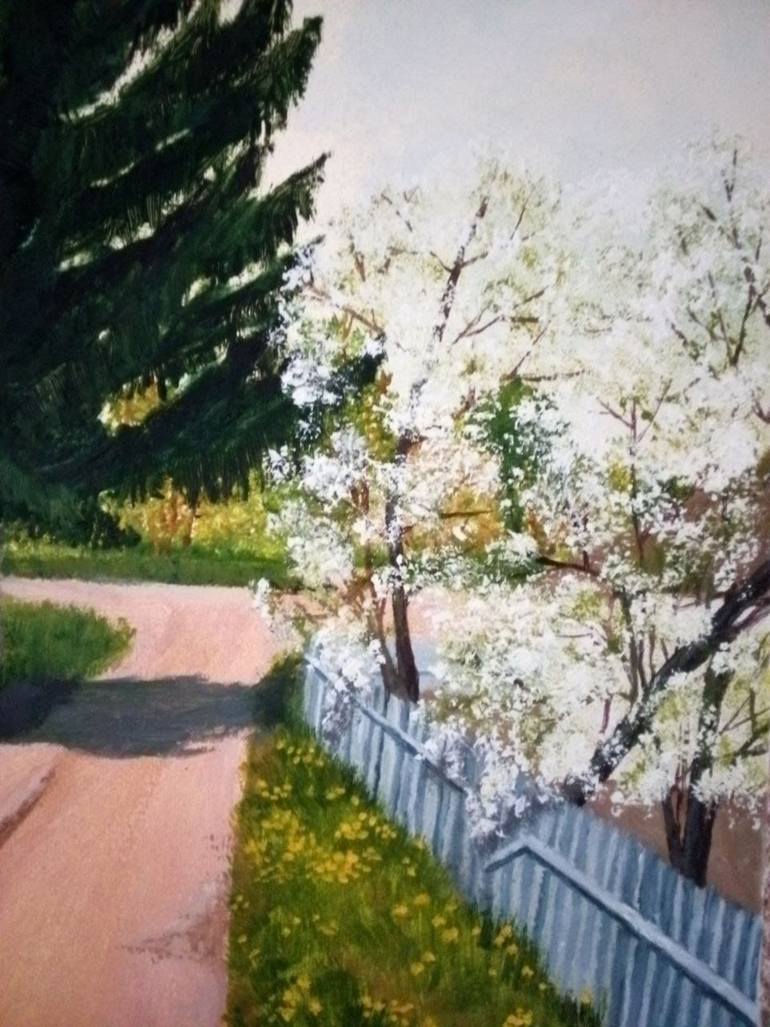 Original Classicism Landscape Painting by Olha Zhukova