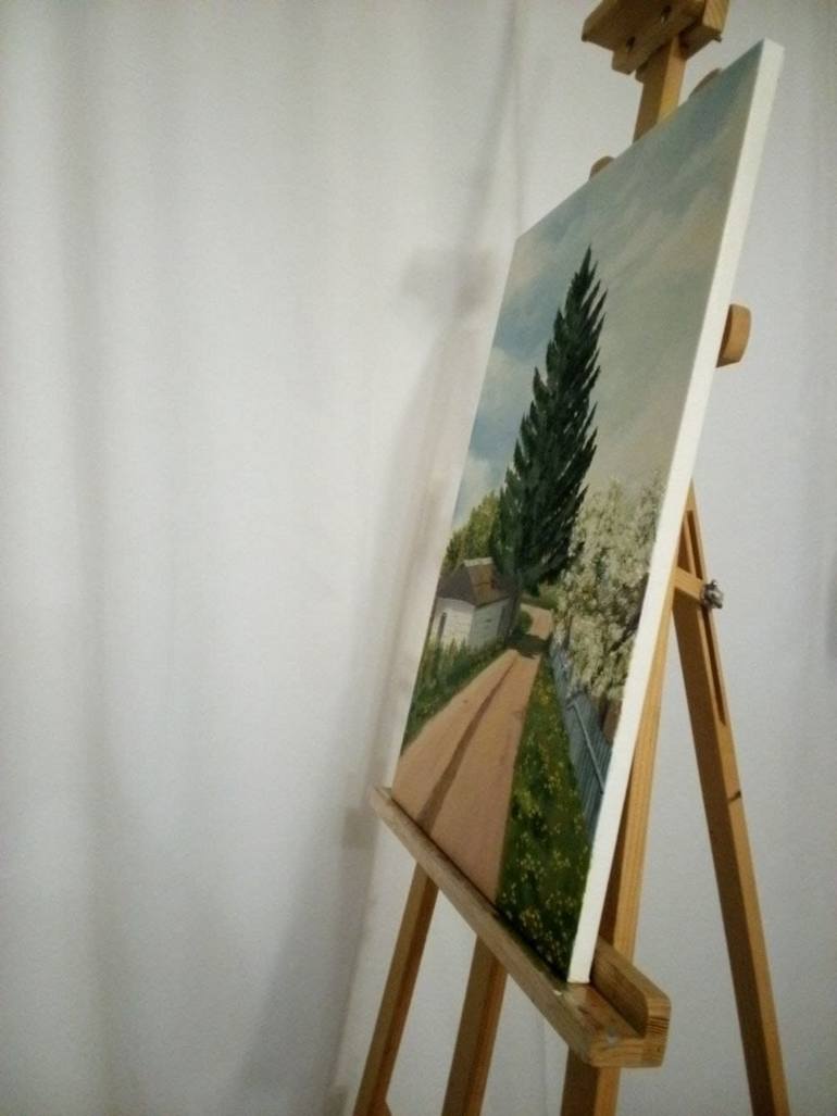 Original Classicism Landscape Painting by Olha Zhukova