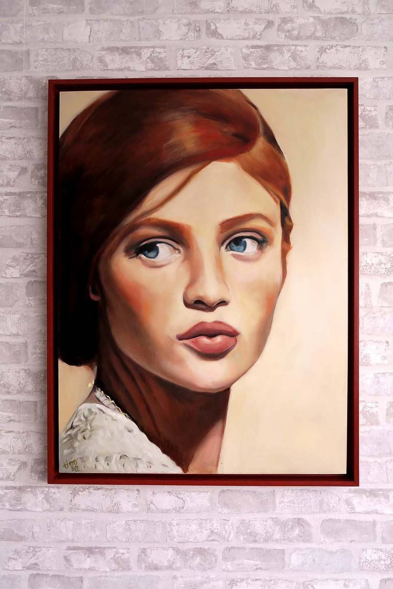 Original Women Painting by Maria del Roxo