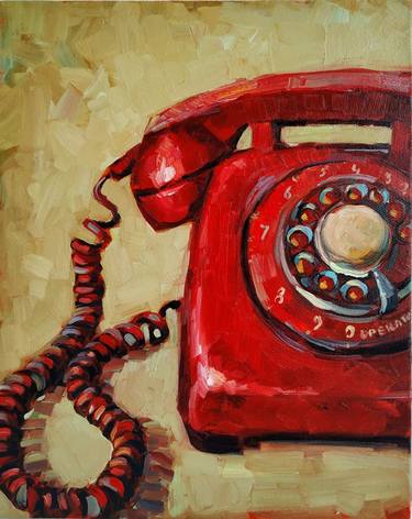Vintage Red Telephone thumb