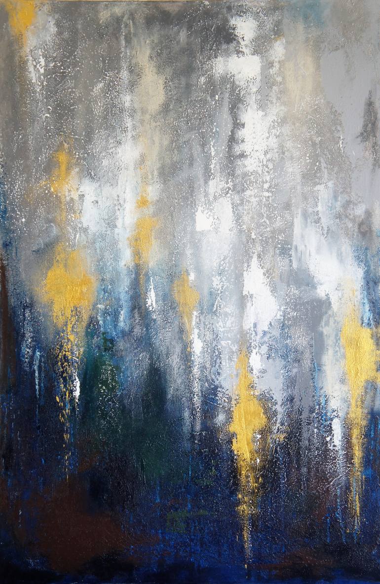 Original Contemporary Abstract Painting by Mariia Shelkovaia