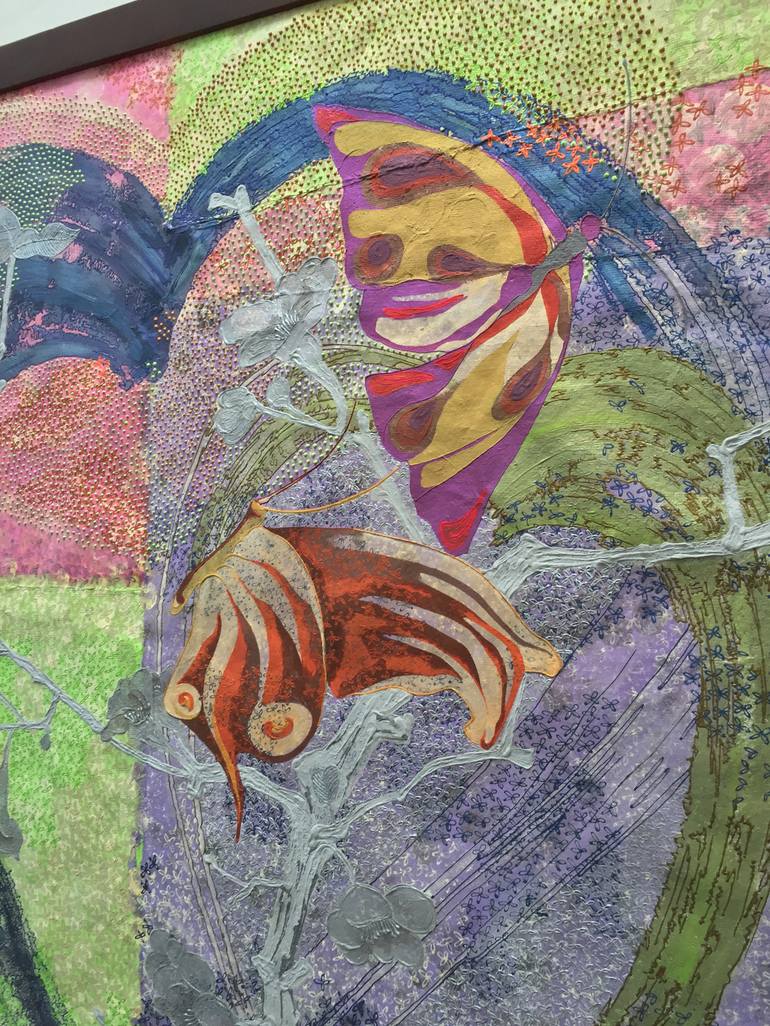 Original Abstract Painting by Lê Thanh Nguyên PhươNg