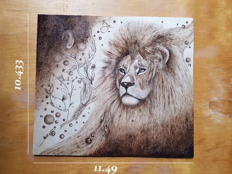 Original Abstract Animal Painting by Aquamarine Glow