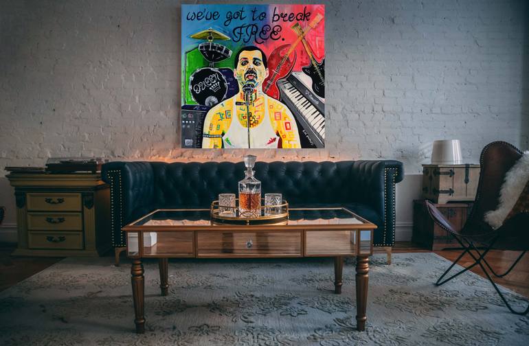 Original Figurative Pop Culture/Celebrity Painting by Evelina Arakelyan