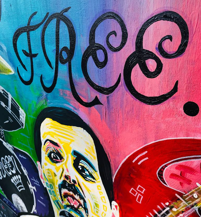 Original Figurative Pop Culture/Celebrity Painting by Evelina Arakelyan