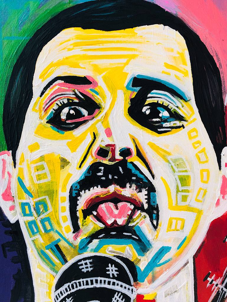 Original Figurative Pop Culture/Celebrity Painting by Evelina Arakelyan