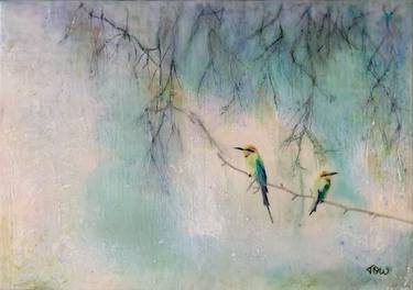 Bee-eaters at Last Light thumb