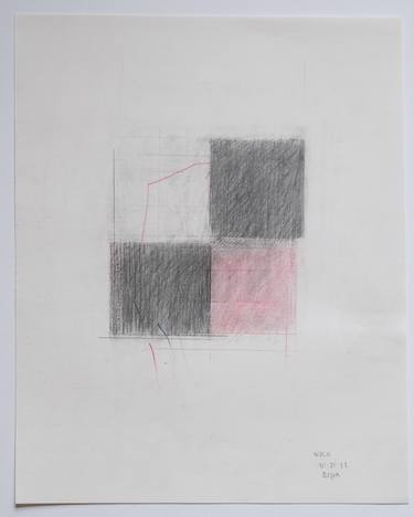 Original Abstract Drawing by Anne-Marie Olczak