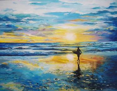 Original Beach Paintings by Katerina Savchenko